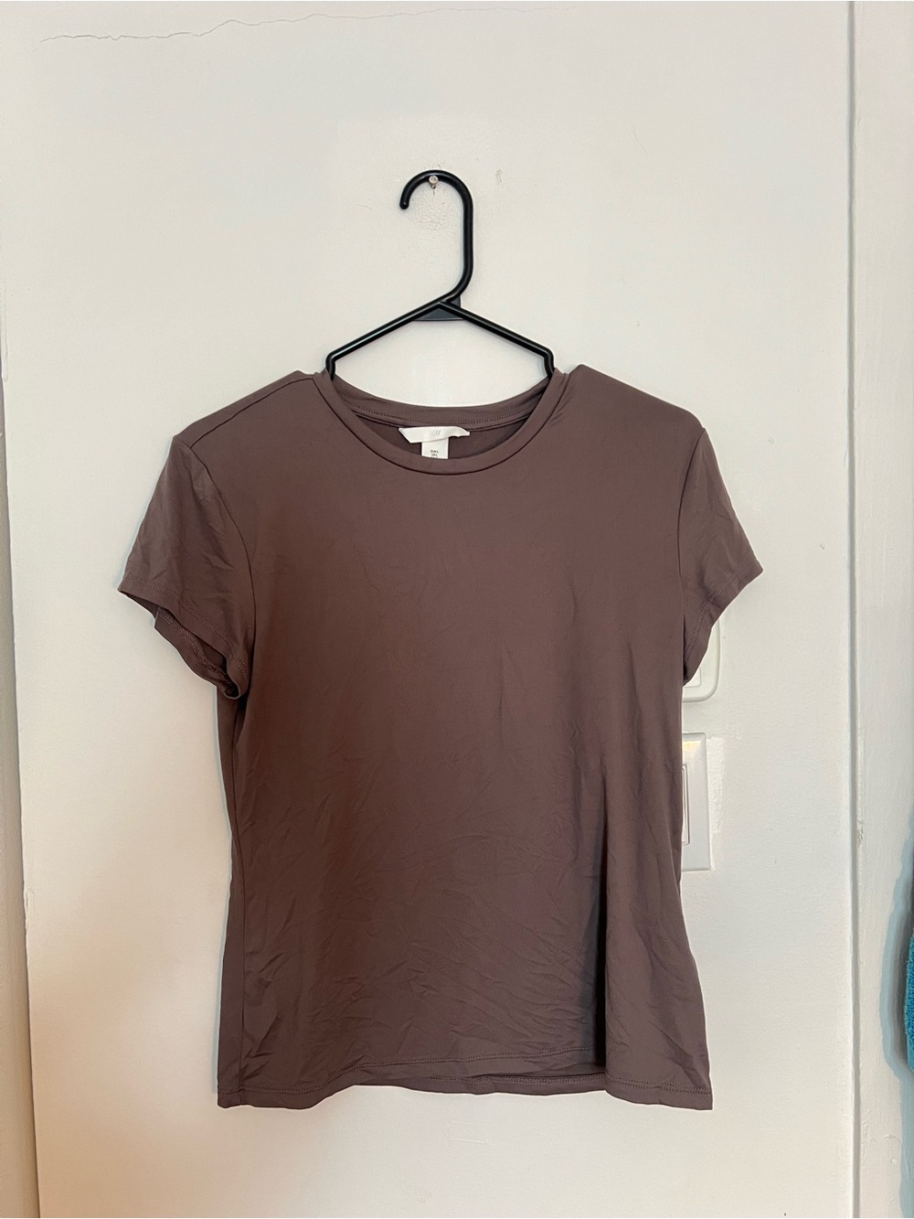 H&M Women’s Short Sleeve Crew Tee - Brown